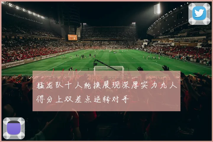 猛龙队十人轮换展现深厚实力九人得分上双差点逆转对手